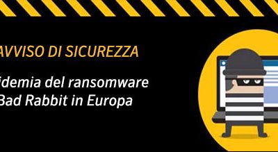 Bad Rabbit il nuovo ransomware