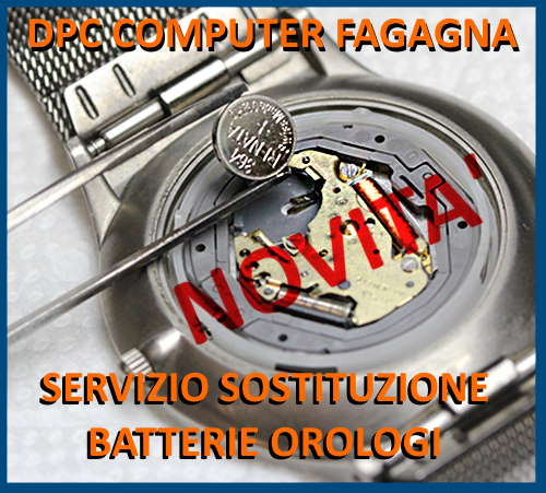 Sostituzione batterie orologi